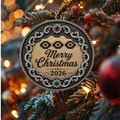 Aztec 2 Merry Christmas Ornament