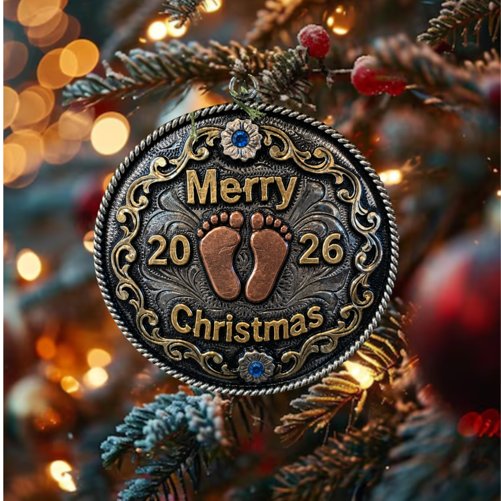 Baby Feet Christmas Ornament