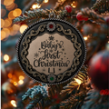 Baby's 1st Christmas ornament