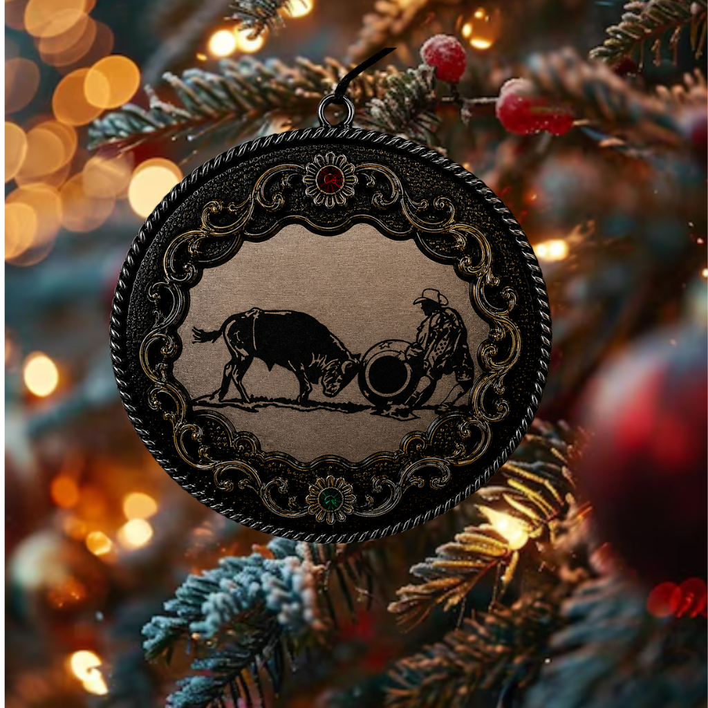Barrel Man Christmas Ornament
