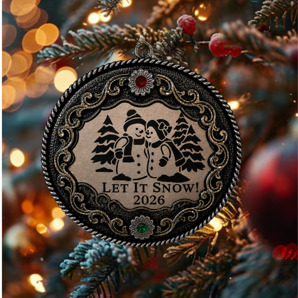 Let it Snow Christmas Ornament