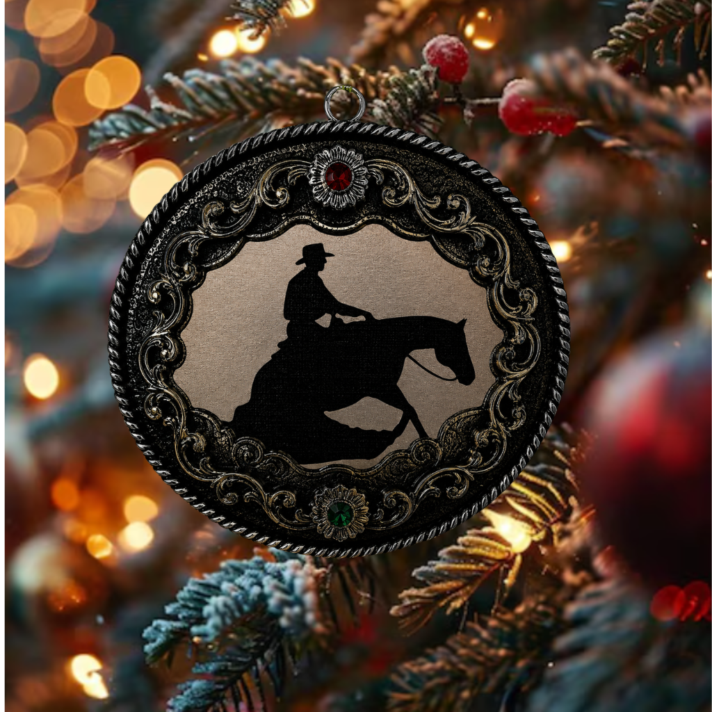 Reining Christmas Ornament